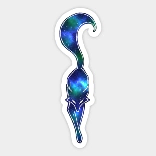 Silent Fox - Galaxy - Blue Sticker